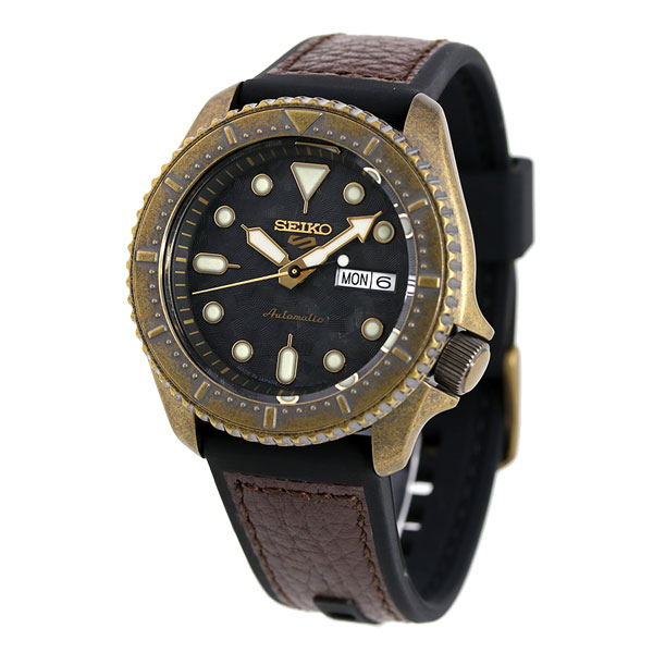 セイコー5 スポーツ スペシャリストスタイル 流通限定モデル 自動巻き メンズ 腕時計 SBSA072 Seiko 5 Sports  コンセプチュアルボーイ ブラック×ブラウン | 腕時計のななぷれ