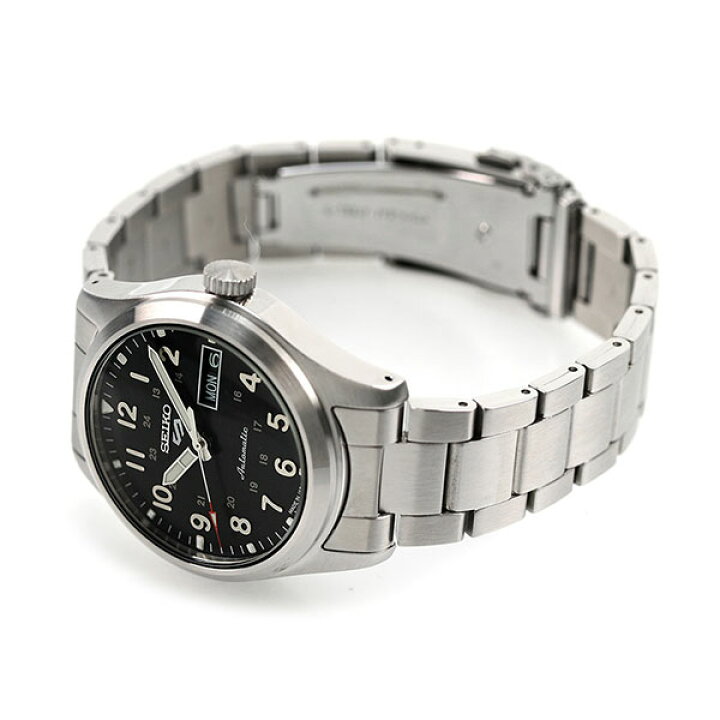 新品未使用】SEIKO SBSA111 5スポーツ 自動巻き腕時計 シルバー  