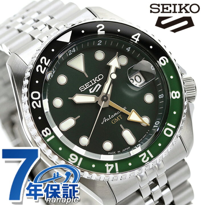 楽天市場】【替えベルト付】 セイコー5 スポーツ SKX Series GMT 自動 