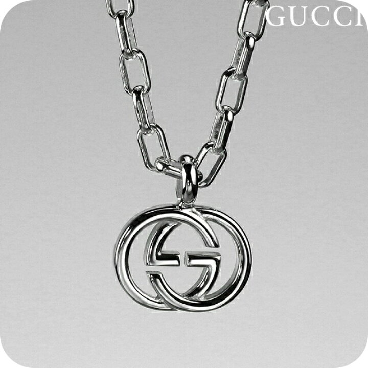 楽天市場】グッチ ネックレス GUCCI チェーン ペンダント シルバー925 