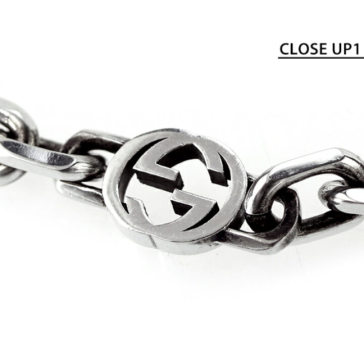 楽天市場】グッチ ブレスレット GUCCI インターロッキングG sterling  