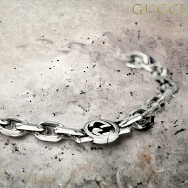 ＼全品10%OFF★21日10時迄／ グッチ ブレスレット GUCCI インターロッキングG sterling silver メンズ レディース 620798 J8400 0811 シルバー アクセサリー ギフト プレゼント 実用的