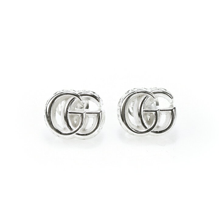 楽天市場】グッチ ピアス GUCCI ダブルG sterling silver スタッド 