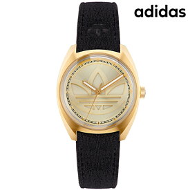 アディダス EDITION ONE クオーツ 腕時計 ブランド メンズ レディース adidas AOFH22513 アナログ ゴールド ブラック 黒 父の日 プレゼント 実用的