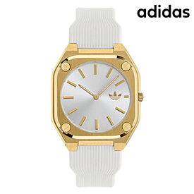 アディダス CITY TECH THIN クオーツ 腕時計 ブランド メンズ adidas AOFH24003 アナログ シルバー ホワイト 白