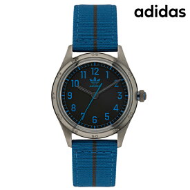 アディダス CODE FOUR クオーツ 腕時計 ブランド メンズ レディース adidas AOSY22521 アナログ ブラック ブルー 黒 父の日 プレゼント 実用的