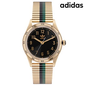 アディダス CODE FOUR クオーツ 腕時計 ブランド メンズ レディース adidas AOSY22526 アナログ ブラック ゴールド グリーン 黒 父の日 プレゼント 実用的