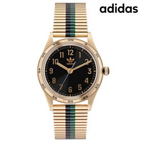 ＼4/27 09:59まで★先着2000円OFFクーポン／ アディダス CODE FOUR クオーツ 腕時計 ブランド メンズ レディース adidas AOSY22526 アナログ ブラック ゴールド グリーン 黒