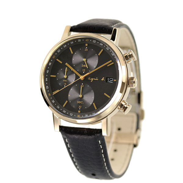 楽天市場】アニエスベー クロノグラフ ソーラー メンズ 腕時計