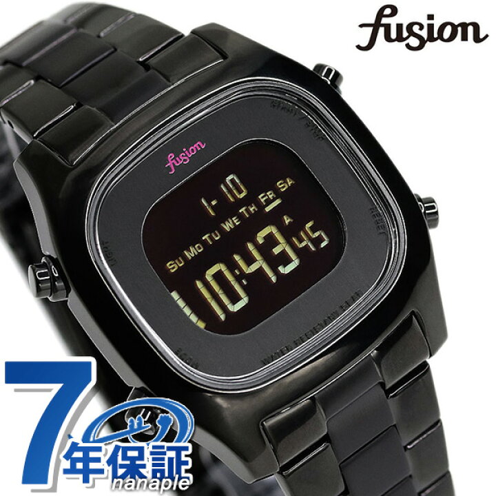 楽天市場 最大1000円offクーポン 4日10時まで セイコー アルバ フュージョン Fusion 80 S デジタル メンズ レディース 腕時計 Afsm401 Seiko スクエア オールブラック 時計 腕時計のななぷれ