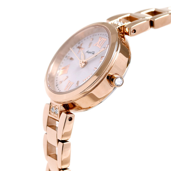 エンジェルハート スパークルタイム ソーラー ST24PG 腕時計 レディース ホワイト×ピンクゴールド AngelHeart | 腕時計のななぷれ