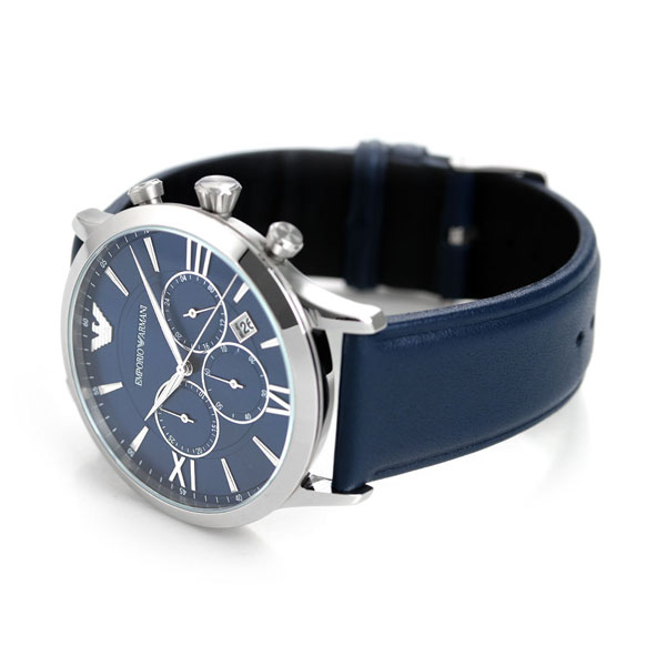 楽天市場】アルマーニ 時計 メンズ ブルー EMPORIO ARMANI 腕時計 