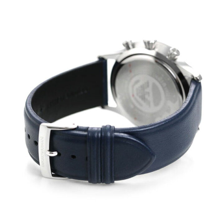 アルマーニ 時計 メンズ ブルー EMPORIO ARMANI 腕時計 AR11226 革ベルト 腕時計のななぷれ