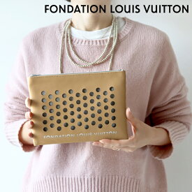 ルイ・ヴィトン クラッチバッグ メンズ レディース ブランド LOUIS VUITTON リサイクルコットン55％、リサイクルポリウレタン45％ ルイヴィトン美術館 2000000023540 キャメル バッグ