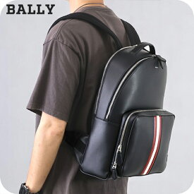 バリー リュック メンズ BALLY MYTHOS 6308460 ブラック レッド バッグ 旅行カバン ブランド 高級 おしゃれ プレゼント 男性 実用的 かっこいい