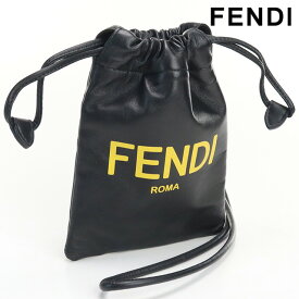 【中古】 フェンディ 携帯ケース ユニセックス ブランド FENDI フォンホルダー レザー 7AR898 ADM9 ブラック