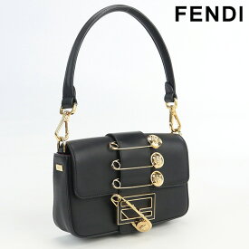 ＼スーパーSALE限定★さらに2000円OFFクーポン／【中古】 フェンディ ショルダー レディース ブランド FENDI FENDACE ミニ バケット レザー 8BS066 AJT6 F0KUR ブラック