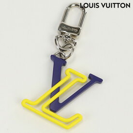 ＼27日02時まで★先着2000円OFFクーポン／【中古】 ルイヴィトン バッグチャーム ユニセックス ブランド LOUIS VUITTON ポルトクレ・LVライン メタル MP3018 ネイビー