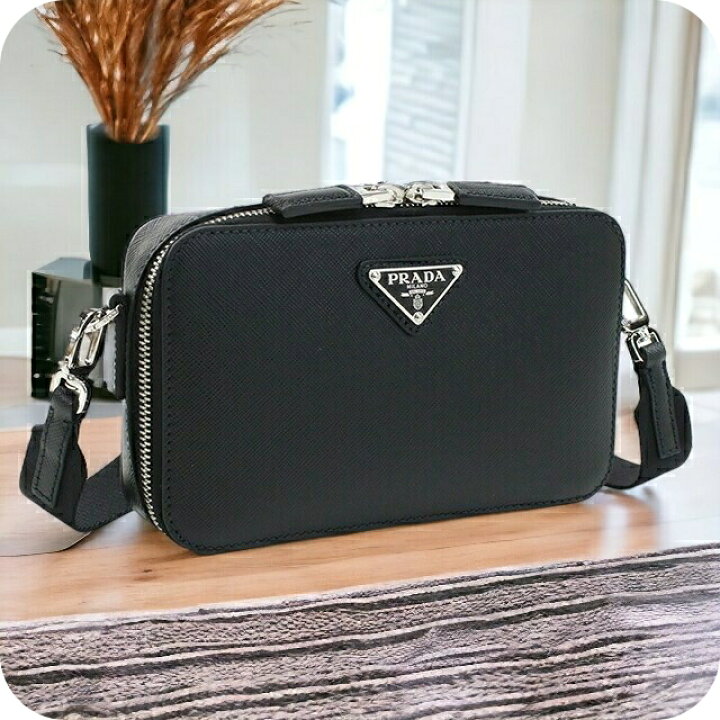 楽天市場】プラダ 斜め掛け ショルダーバッグ メンズ PRADA SAFFIANO 