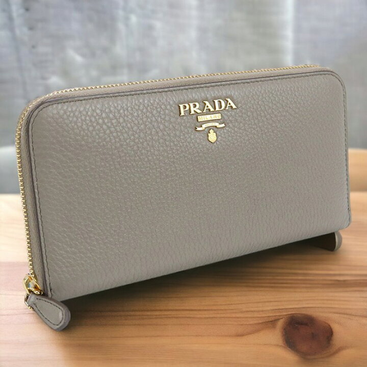 楽天市場】【中古】 プラダ 長財布ラウンドファスナー レディース  