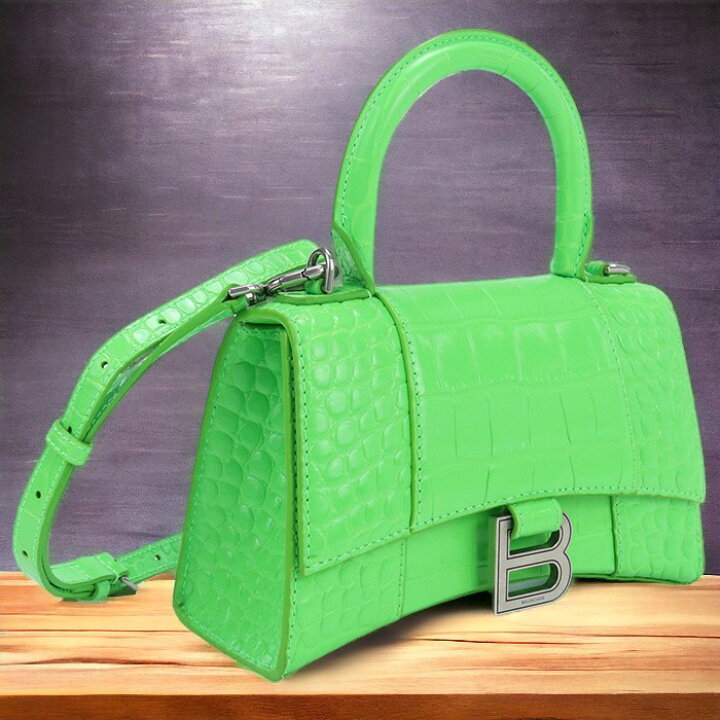 BALENCIAGA バレンシアガ ハンドバッグ グリーン つつい