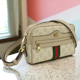 【中古】 グッチ 斜め掛け ショルダーバッグ ユニセックス ブランド GUCCI オフィディア GGミニバッグ 517350 UULAG 9682 ベージュ バッグ