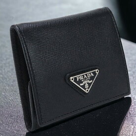 【中古】 プラダ 小銭入れ メンズ ブランド PRADA コインケース 1M0935 ブラック 財布