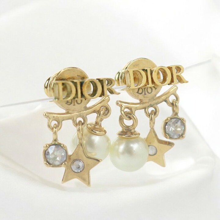 楽天市場】【中古】 クリスチャンディオール ピアス レディース  