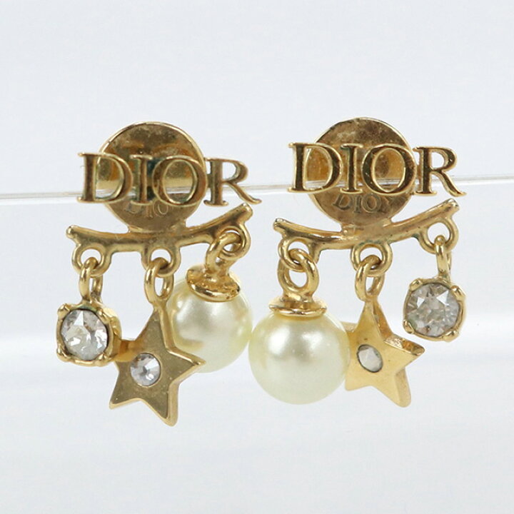 楽天市場】【中古】 クリスチャンディオール ピアス レディース 
