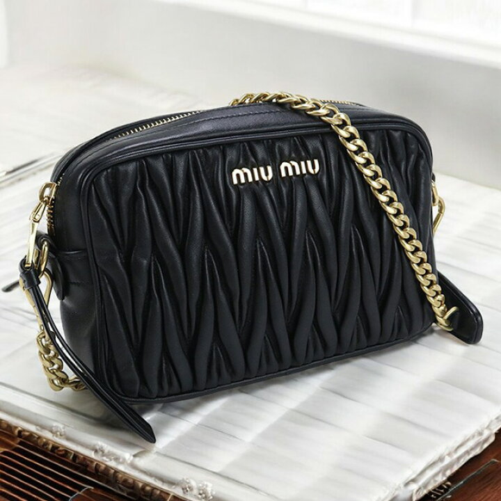 楽天市場】【中古】 ミュウミュウ 斜め掛け ショルダーバッグ  