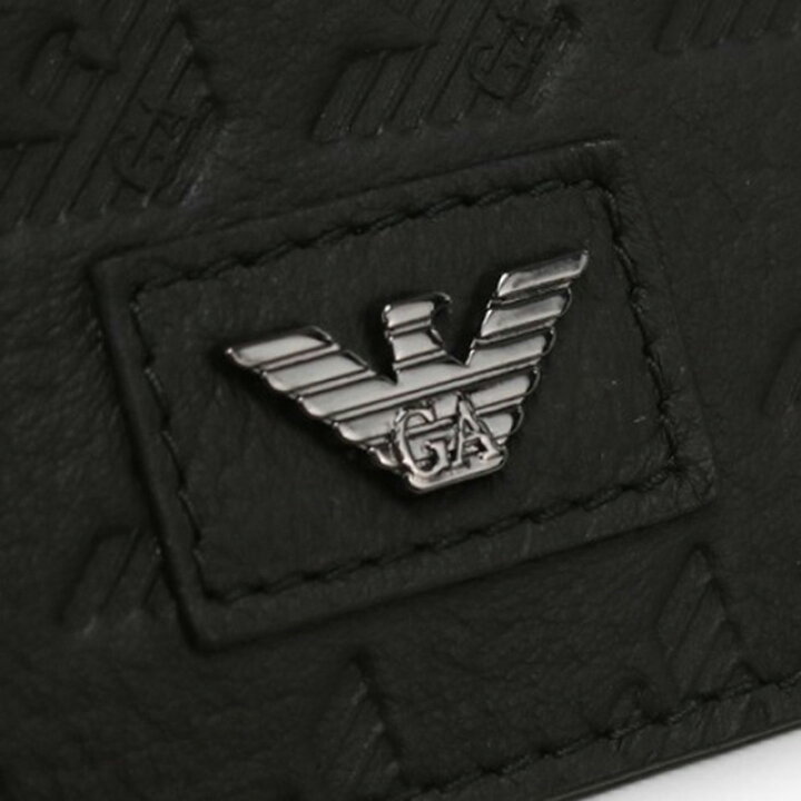 楽天市場】エンポリオ・アルマーニ 長財布ニ折小銭入付き メンズ  