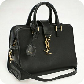 【中古】 サンローラン トートバッグ レディース SAINT LAURENT ベイビーカバス レザー 472466 ブラック バッグ 軽量 手提げ ブランド 高級 おしゃれ プレゼント 女性 実用的 かわいい