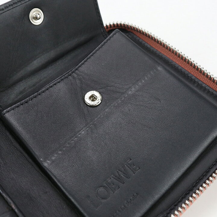 楽天市場】＼4/13は全品10倍☆最大37倍／【中古】 ロエベ 二折財布小銭  