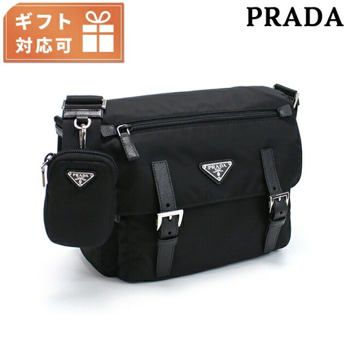 楽天市場】PRADA プラダ 1BD953 斜め掛け ショルダーバッグ NERO 