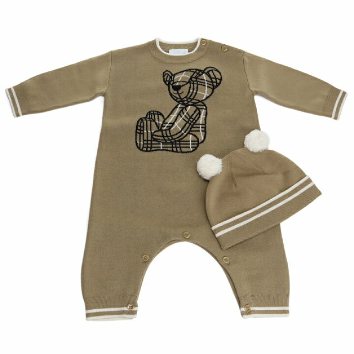 BURBERRY BABY バーバリー フード付きロンパース 80cm Burberry 