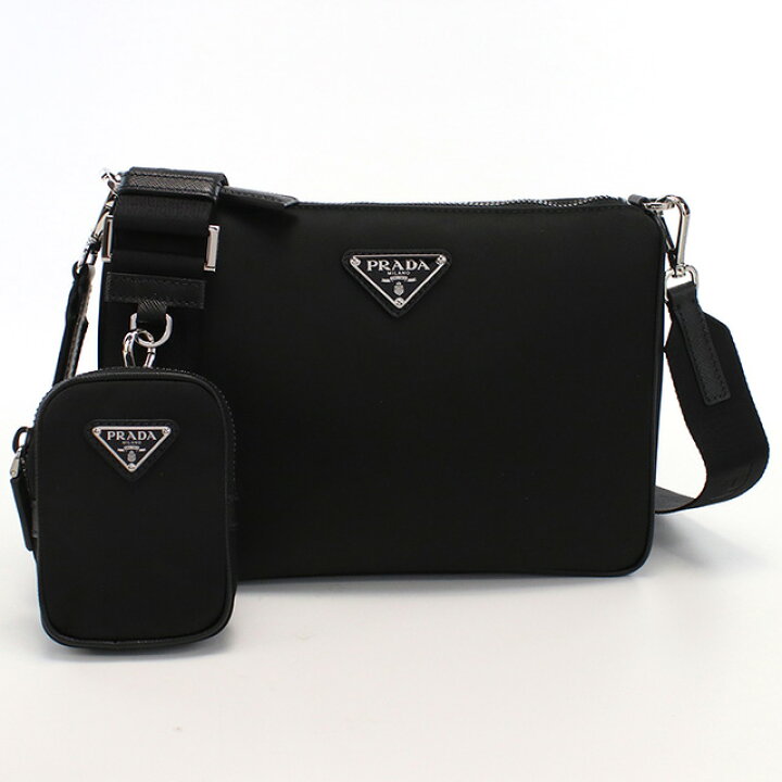 楽天市場】プラダ 斜め掛けショルダーバッグ メンズ PRADA TESSUTO+ 