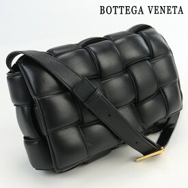 【中古】 ボッテガヴェネタ 斜め掛け ショルダーバッグ レディース ブランド BOTTEGA VENETA イントレチャート パデッド カセット レザー 591970 ブラック