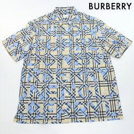 ＼4/27 09:59まで★先着2000円OFFクーポン／【あす楽対応】【中古】 バーバリー シャツ メンズ ブランド BURBERRY ノバチェックロゴシャツ コットン100％ マルチカラー