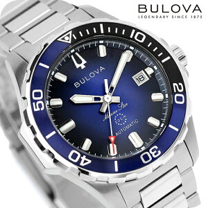 �y�V���b�p�[�t�z�u���[�o �}�����X�^�[ �������� �r���v �u�����h �����Y BULOVA 98B466 �A�i���O �u���[ ������� �h�� �v���[���g �j�� ���p�I