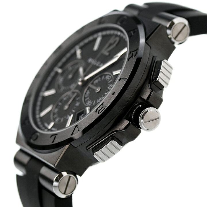 楽天市場】ブルガリ 時計 BVLGARI ディアゴノ ウルトラネロ 自動巻き  