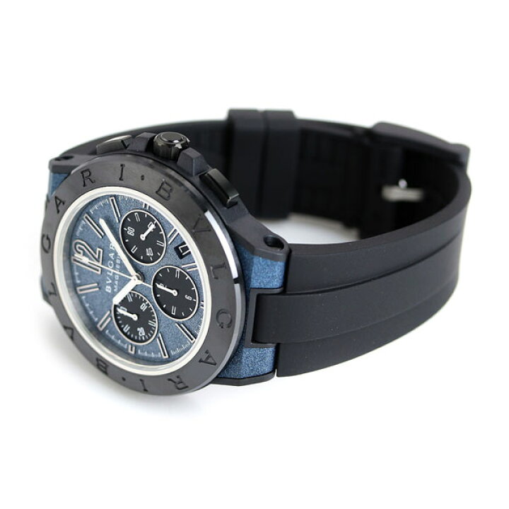 楽天市場】ブルガリ ディアゴノ マグネシウム 45mm クロノグラフ  