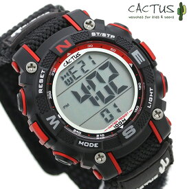 腕時計 ブランド キッズ カクタス 子供用 デジタル ブラック CAC-104-M01 CACTUS 時計 プレゼント ギフト