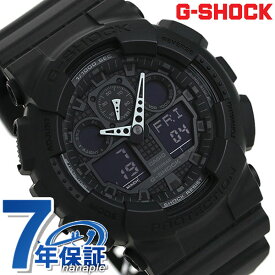 ＼スーパーSALE限定★さらに2000円OFFクーポン／ gショック ジーショック G-SHOCK ブラック 黒 GA-100-1A1DR Newコンビネーションモデル フルブラック 黒 CASIO カシオ 腕時計 メンズ ギフト 父の日 プレゼント 実用的