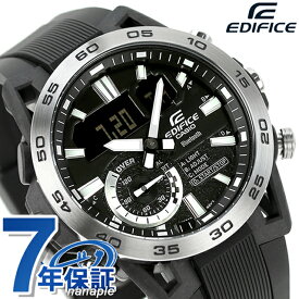 エディフィス EDIFICE ECB-40P-1A Bluetooth 海外モデル メンズ 腕時計 ブランド カシオ casio アナデジ ブラック 黒 ギフト 父の日 プレゼント 実用的