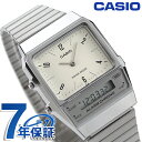＼先着★1000円割引クーポン／ AQ-800E-7A2 カシオ クラシック チプカシ ユニセックス メンズ レディース 腕時計 カシオ casio アナデジ オフホワイト 白 ブランド おしゃれ 防水 小さい 軽い かわいい プレゼント 実用的
