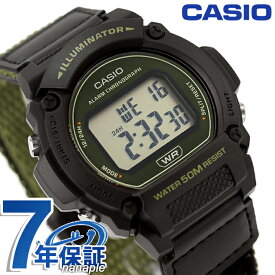 ＼SALE限定10%OFF★さらに2000円OFFクーポン／ カシオ CASIO W-219HB-3AV チプカシ 海外モデル メンズ 腕時計 ブランド カシオ casio デジタル カーキグリーン/ブラック 父の日 プレゼント 実用的