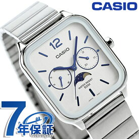 カシオ CASIO MTP-M305D-7AV スタンダード チプカシ ムーンフェイズ 海外モデル ユニセックス メンズ レディース 腕時計 カシオ casio アナログ ホワイト 白 ブランド おしゃれ 防水 小さい 軽い かわいい プレゼント 実用的