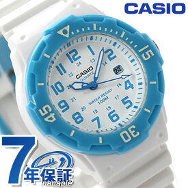 カシオ 腕時計 チープカシオ 海外モデル デイト LRW-200H-2BVDF CASIO クオーツ ホワイト×ブルー チプカシ 時計 プレゼント ギフト