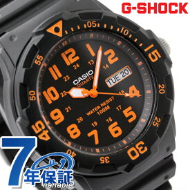 カシオ 腕時計 チープカシオ デイデイト 海外モデル オールブラック×オレンジ CASIO MRW-200H-4BVDF チプカシ 時計 プレゼント ギフト