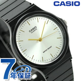 カシオ 腕時計 ブランド チープカシオ 海外モデル ラウンド MQ-24-7E2DF CASIO シルバー×ブラック チプカシ 時計 プレゼント ギフト